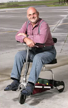 Hartmut Huber - The inventor of the TravelScoot